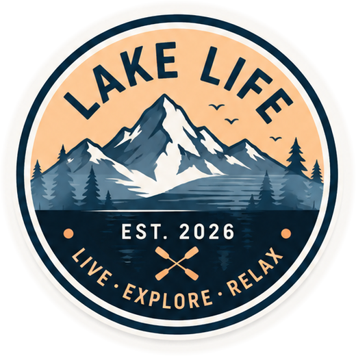 Lake life badge idea image